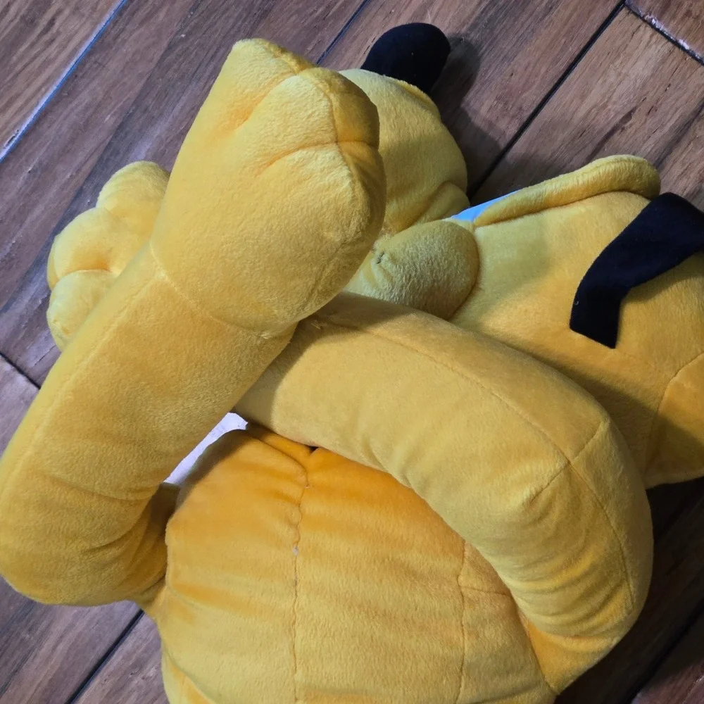 Vintage Fisher Price Disney Jumbo Pluto Plush Stuffed Animal 30